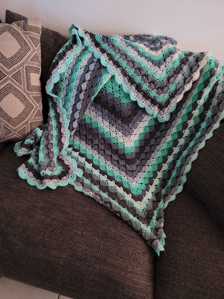 Handmade Crochet on sale Afghan Blanket