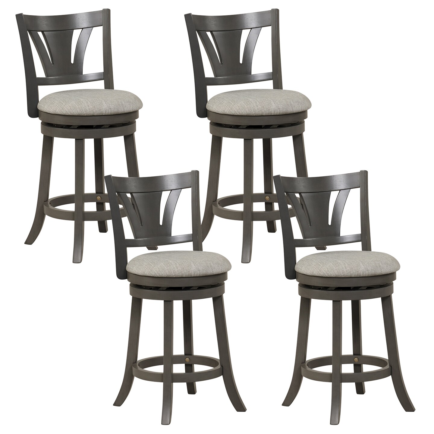 Costway swivel best sale bar stools