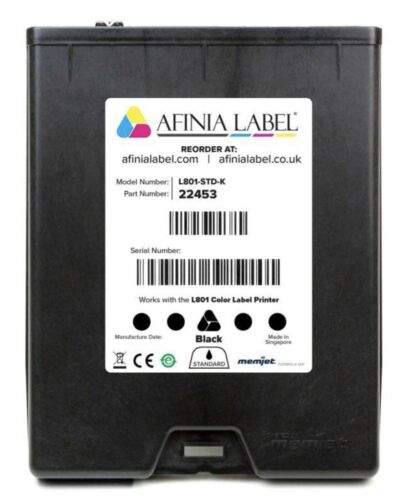 Afinia L801 Memjet Black Ink Cartridge 250 ml 22453