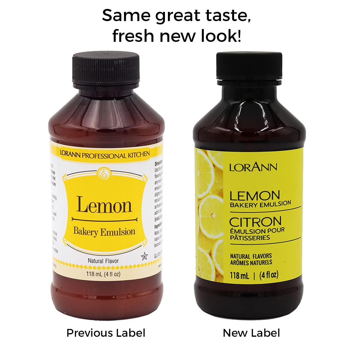 LorAnn Lemon Bakery Emulsion, 4 ounce bottle