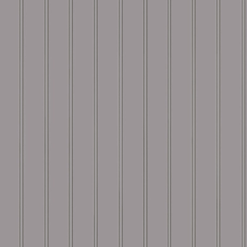 Tempaper &#x26; Co. Beadboard Grey Peel and Stick Wallpaper