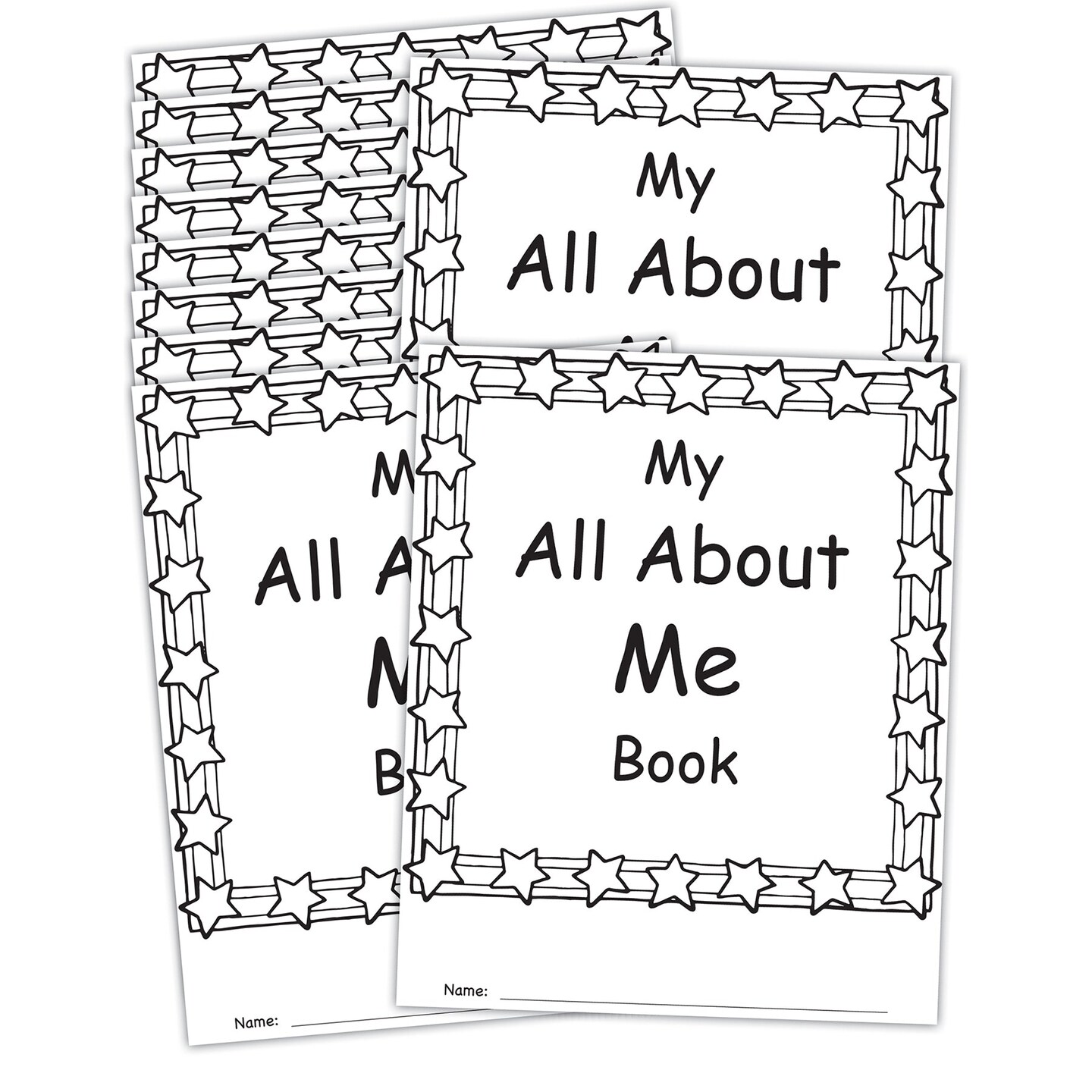 My Own Books&#x2122;: My All About Me Book, 10-Pack
