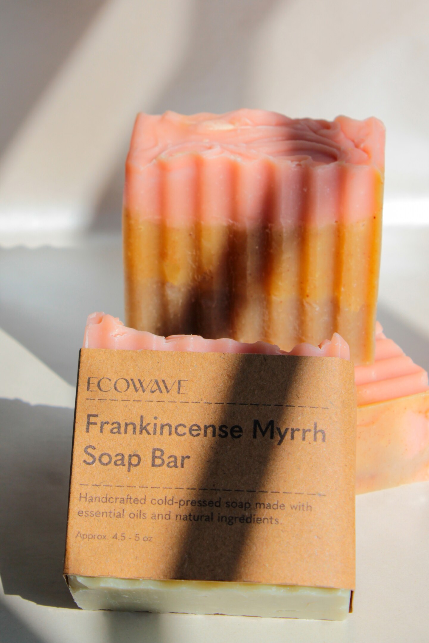 FRANKINCENSE MYRRH SOAP BAR - all natural, Herbal soap, cold