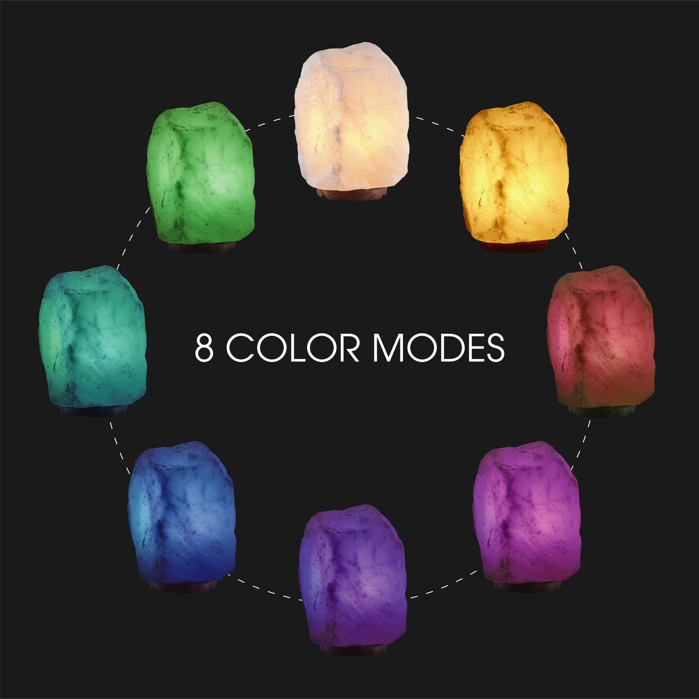 Juanpablo Salt Lamp 8 Color Modes
