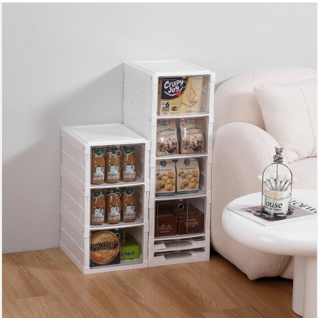 Foldable 3/6 Tiers Shoe Rack Organizer Box Stackable Storage Dust-Resistant Cover