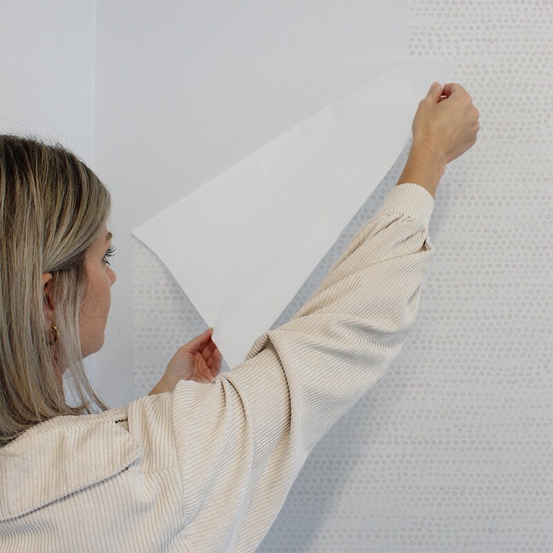 Tempaper &#x26; Co. Moire Dots Light Tan Peel and Stick Wallpaper