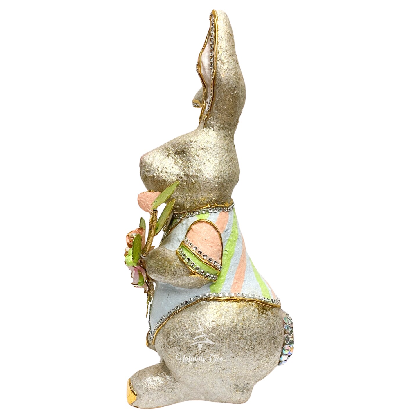 Easter Decorations - Marcarone Jweled Capiz Easter Bunny