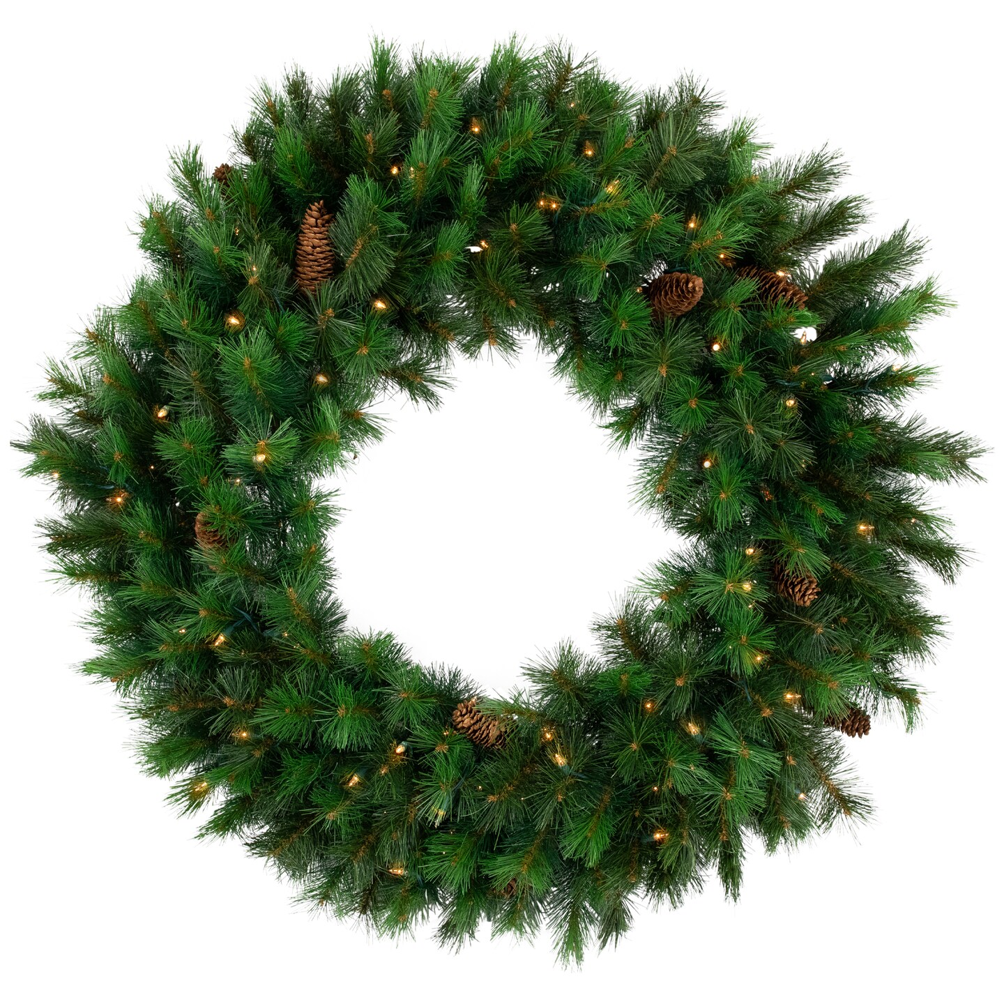 Northlight Pre-lit Royal Oregon Pine Artificial Christmas Wreath - 36" - Clear Lights