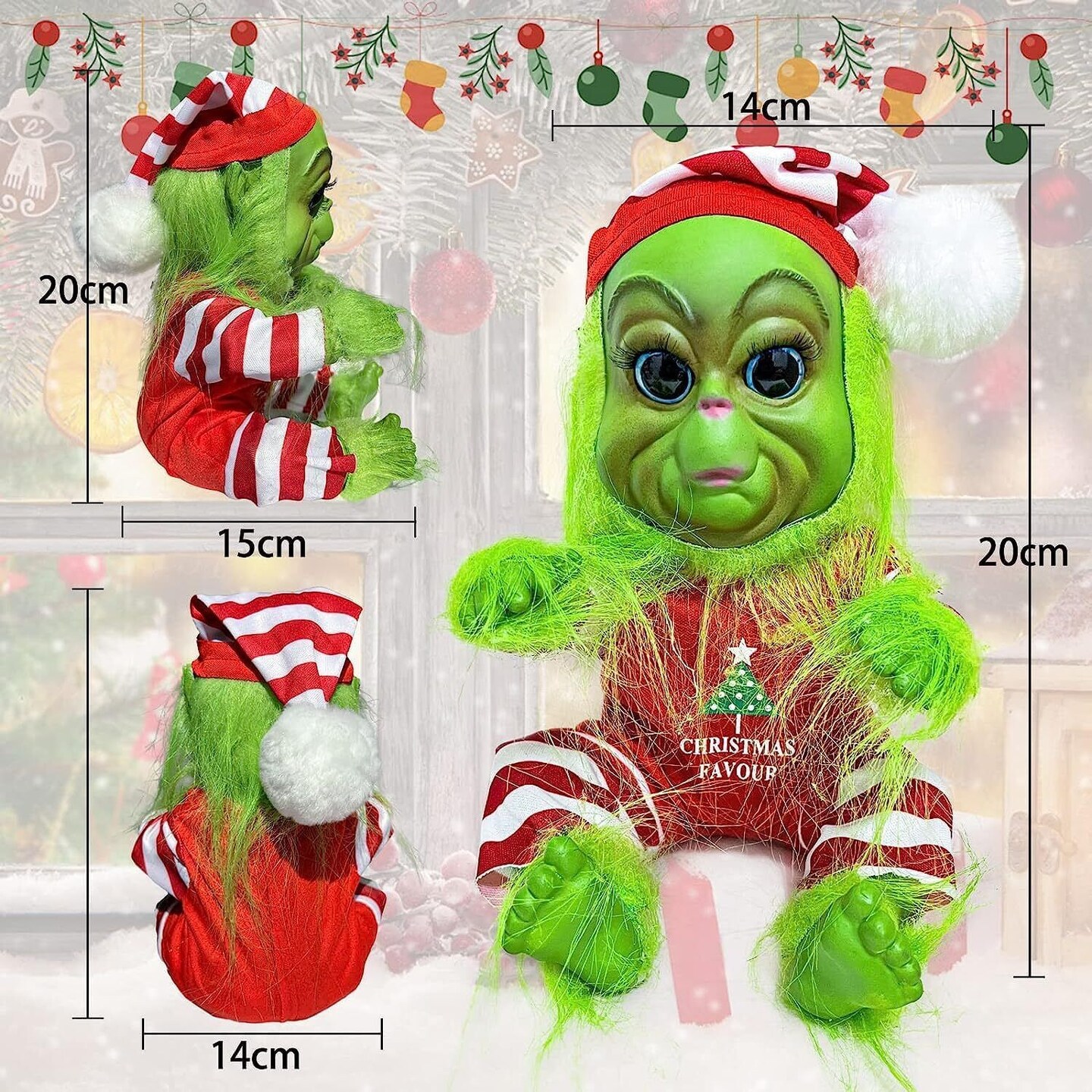 Grinch Christmas Grinch With The Same Plush Cute Toy Plush Pillow Stuffed  Toy