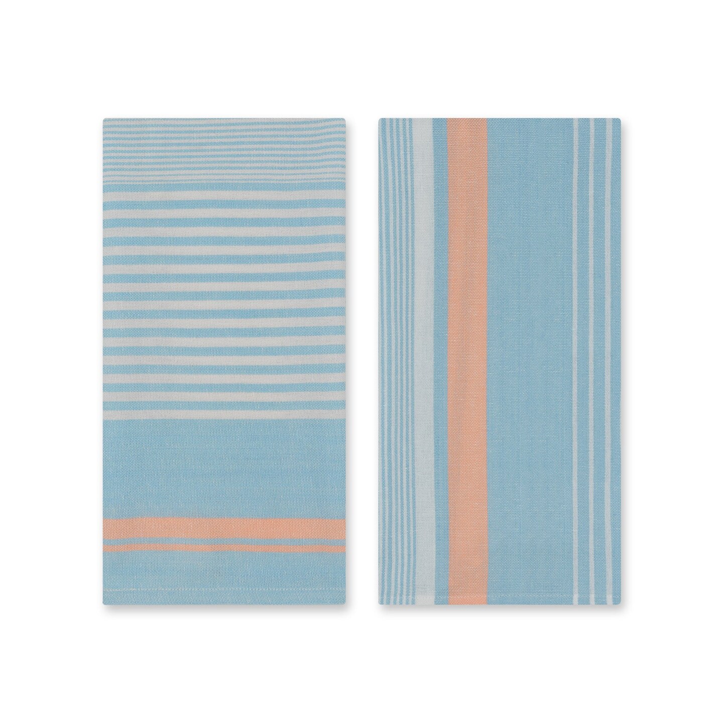 Woven Striped Kitchen Towel, Set of 2