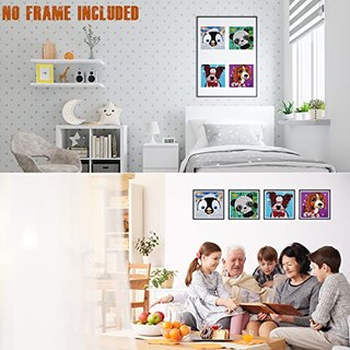 NAIMOER Diamond Painting Kit Cervi Nella Foresta - 30x40 Cm, 5D Completo Per Adulti E Bambini, Tela Premium E Diamanti Rotondi