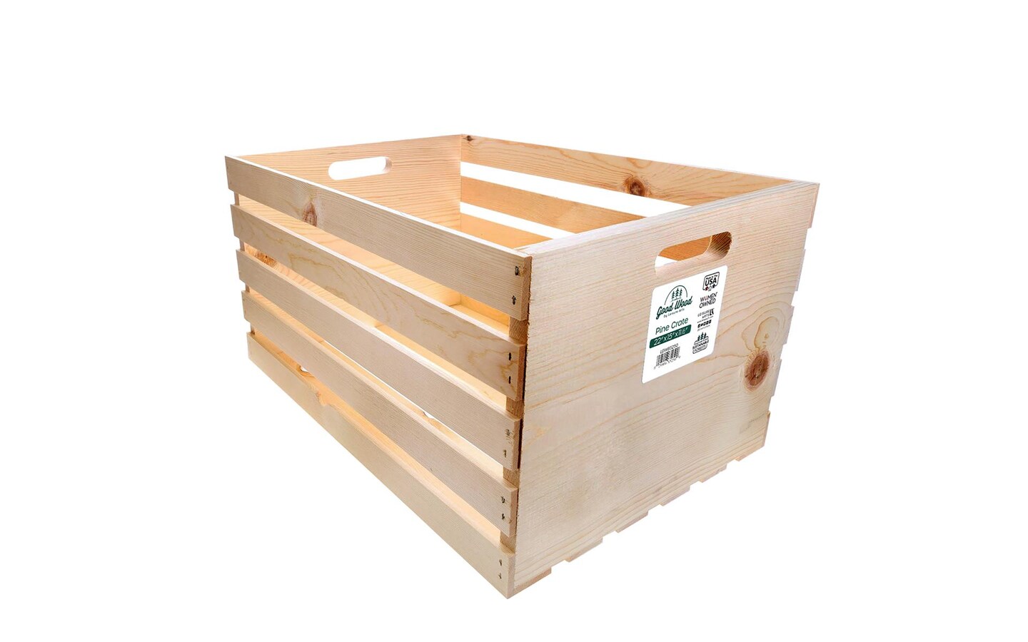 Unfinished wood online crate boxes