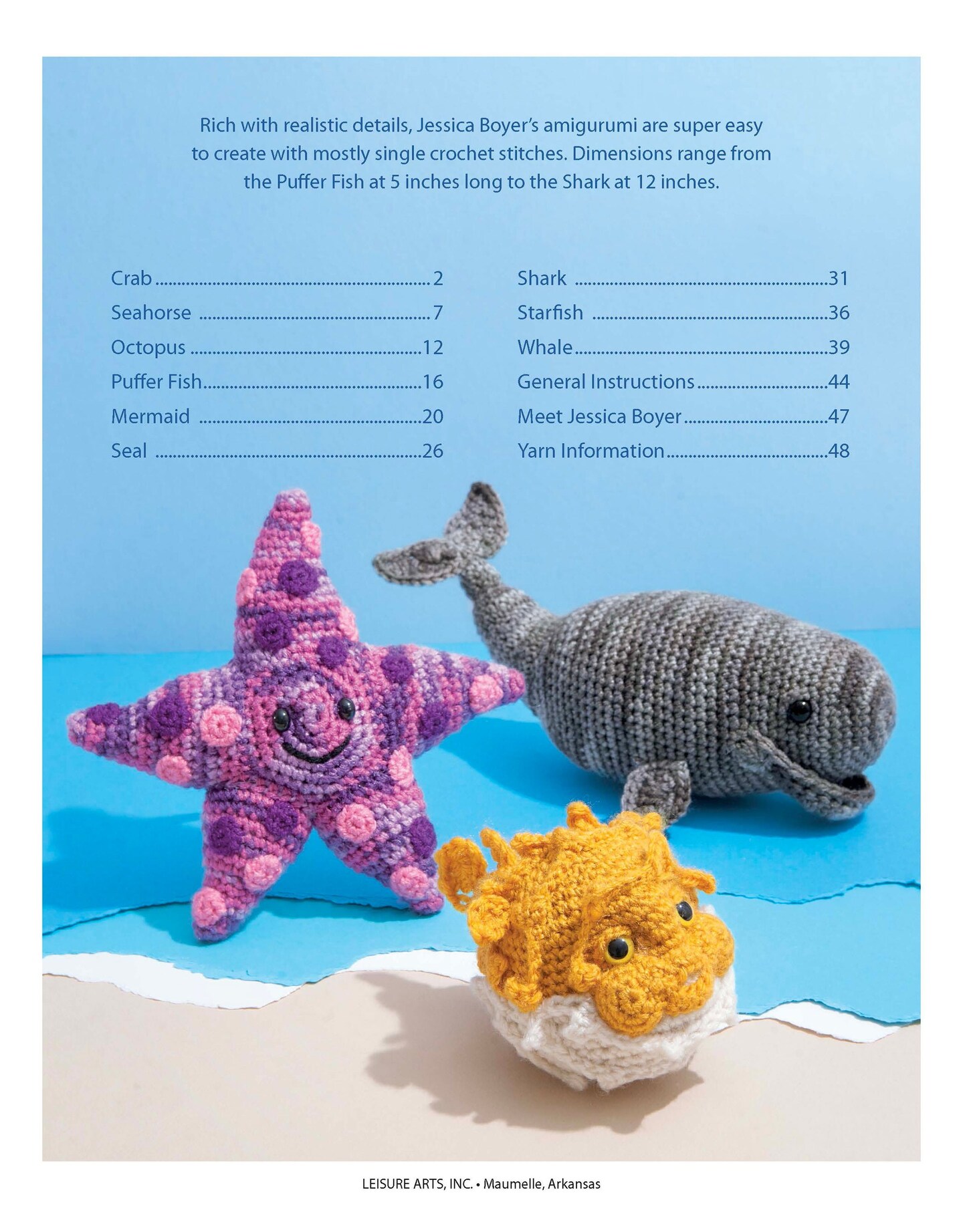 Leisure Arts Water Babies Amigurumi Crochet Book