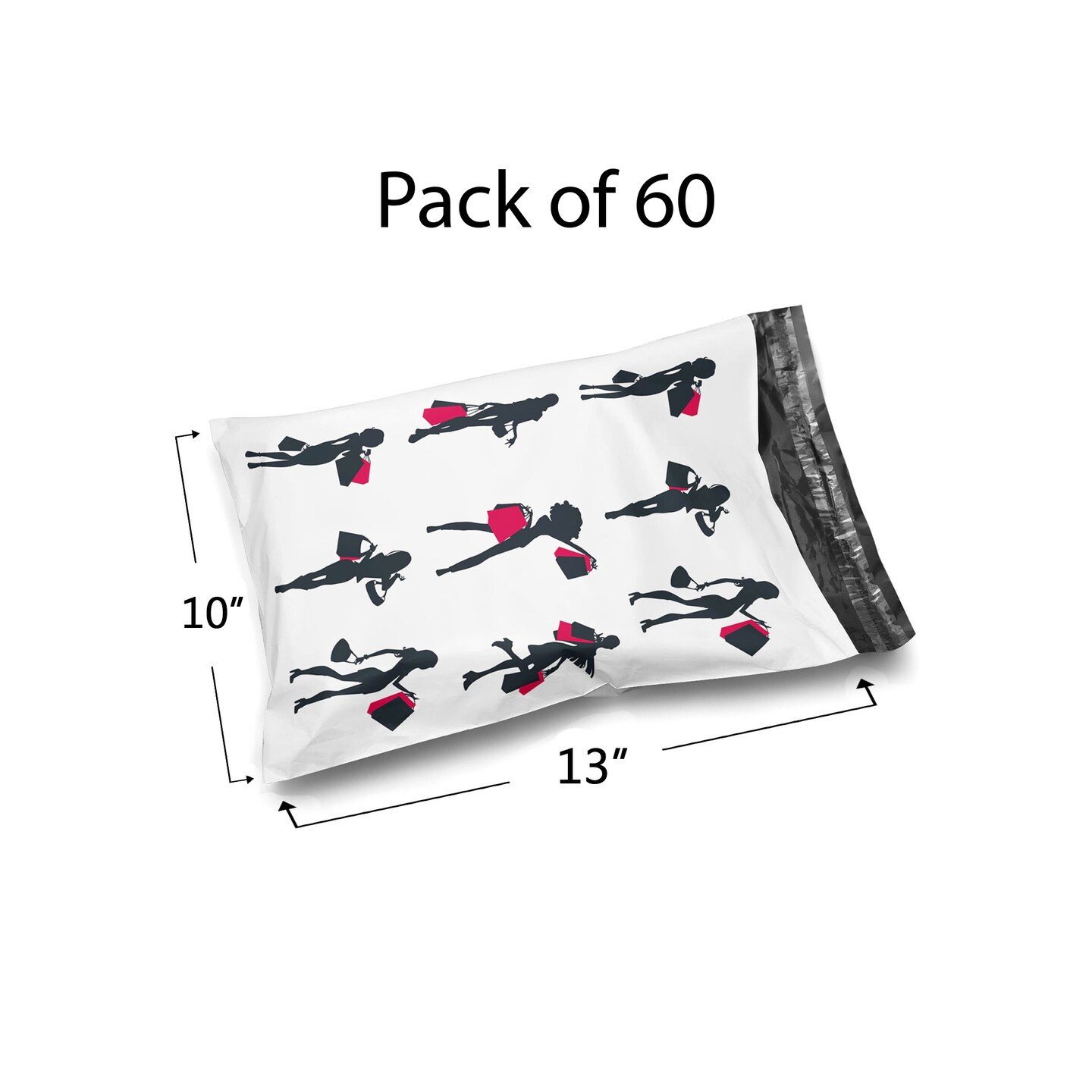 Glossy Design Poly Mailer Envelopes 10 x 13 - Multi design, Weight- 0.25 to 1 Ib