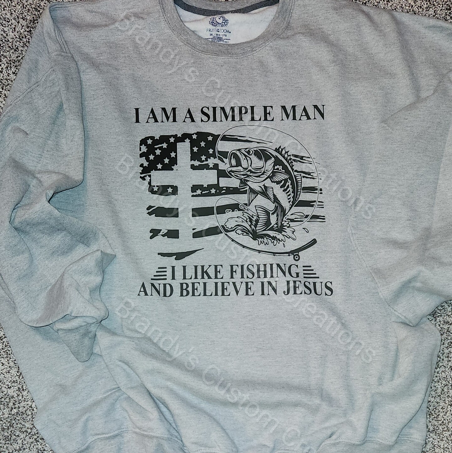 I am a simple man I like fishing and believe in Jesus | MakerPlace by  Michaels