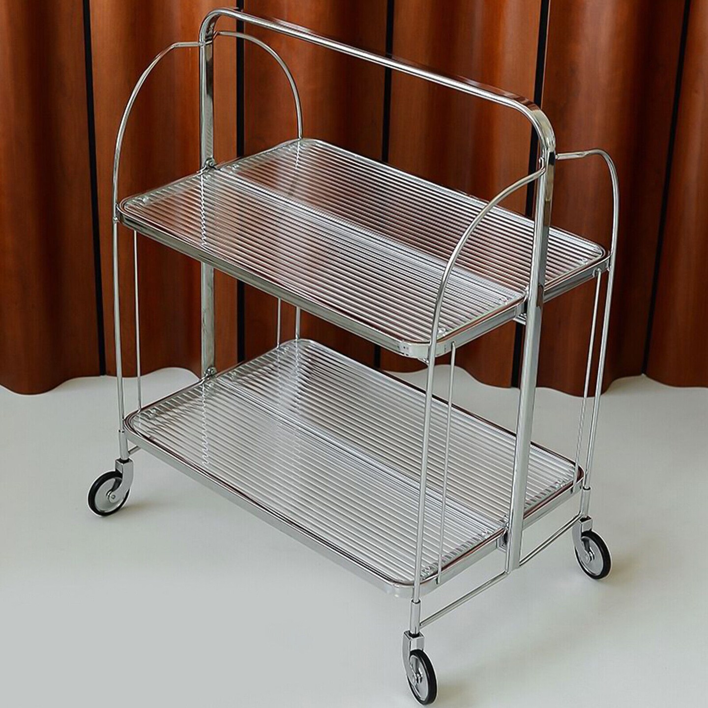 Unique Home Cart Storage Glass
