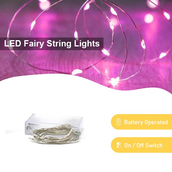 Perfect Holiday 30 LED Copper Fairy String Lights - Battery Operated