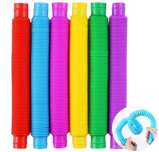 Kitcheniva Pop Tube Sensory Fidget Anti Anxiety Toy Kids 6PCS