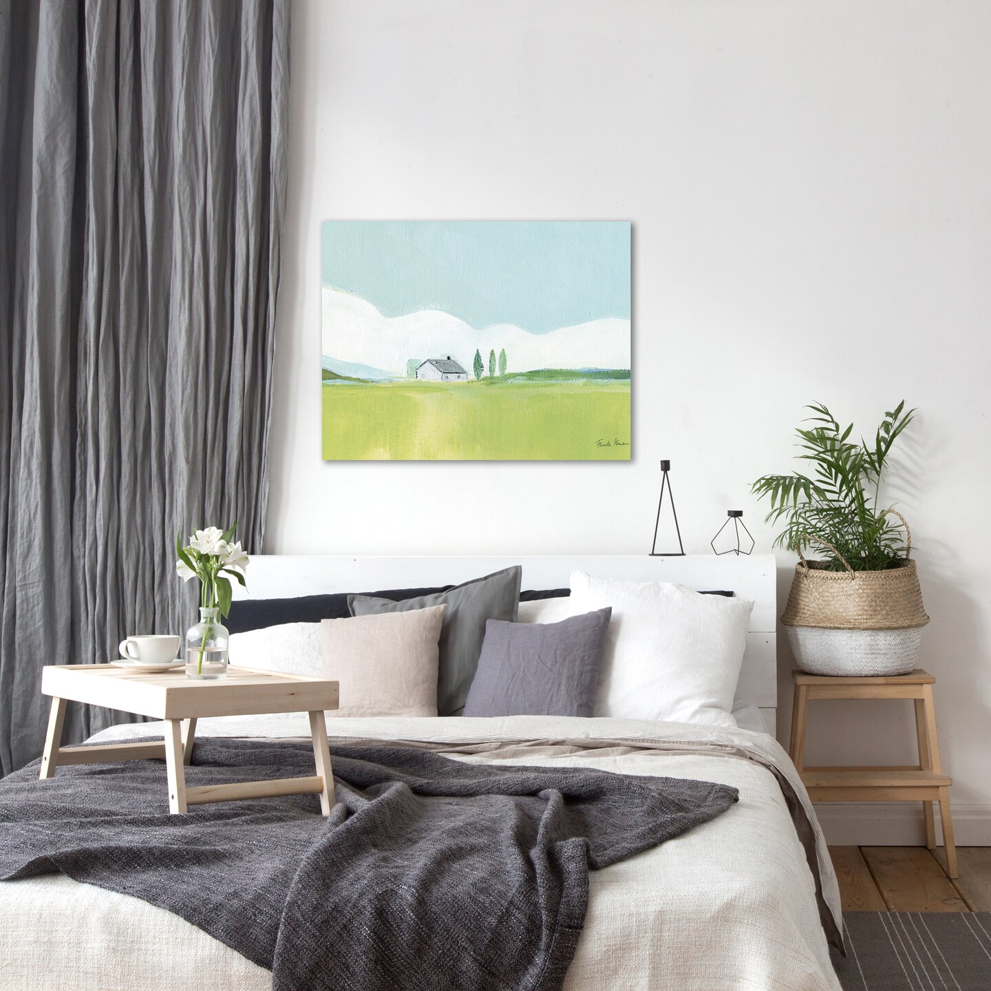 Fresh and Green by Wild Apple  Gallery Wrapped Canvas - Americanflat