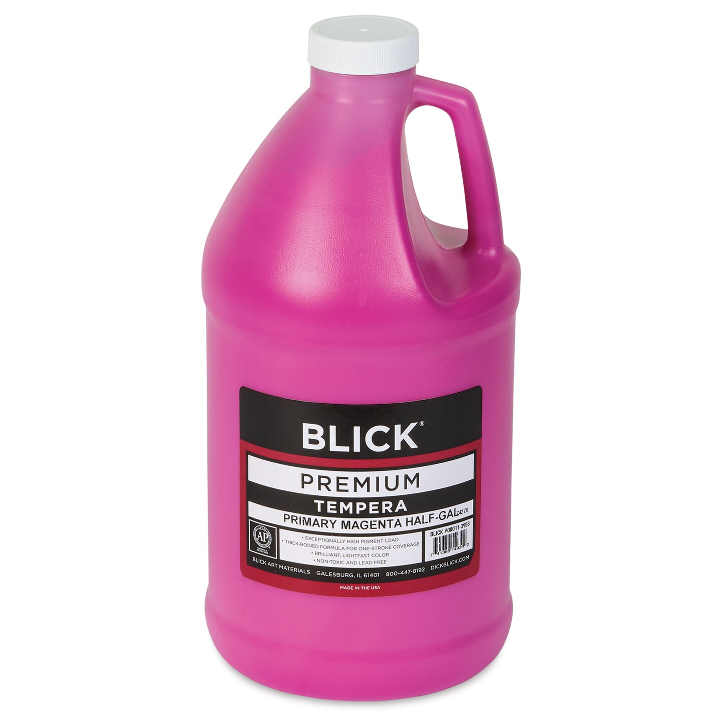 Blick Premium Grade Tempera - Primary Magenta, Half Gallon