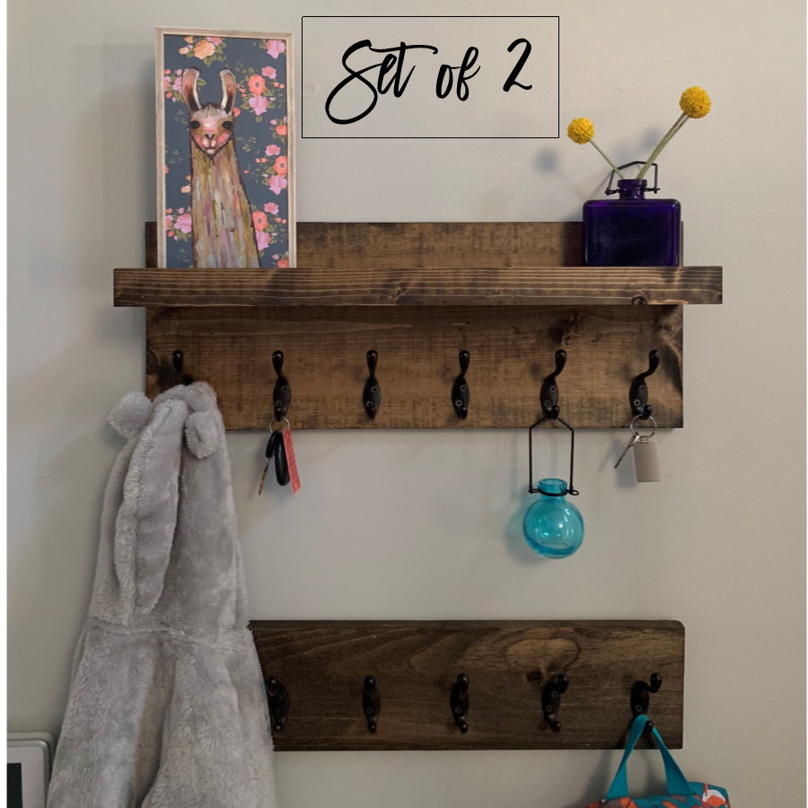 Entryway Organizer Wall all in One Coat Rack Wall Mount, Entryway  Organization, Entryway Shelf, Mail and Key Holder, Housewarming Gift 