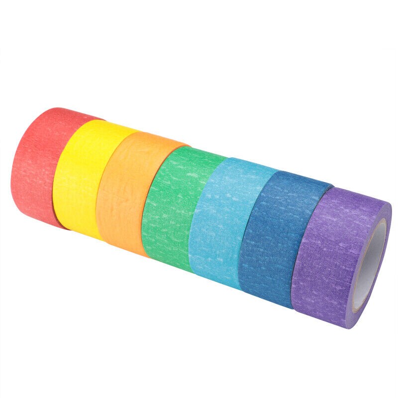 Kitcheniva 7 Rolls Washi Tape Paper Adhesive Decor 10mx25mm