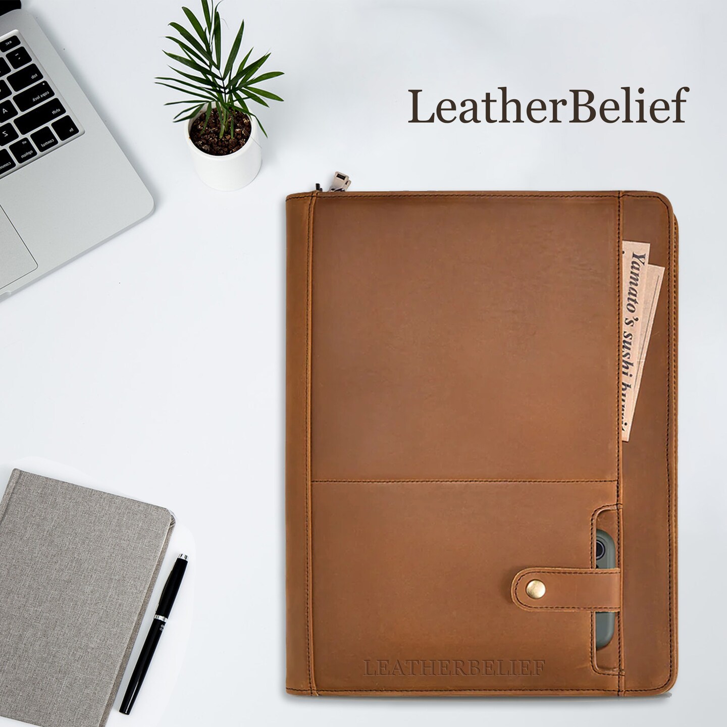 Large Cowhide or Leather Portfolio popular