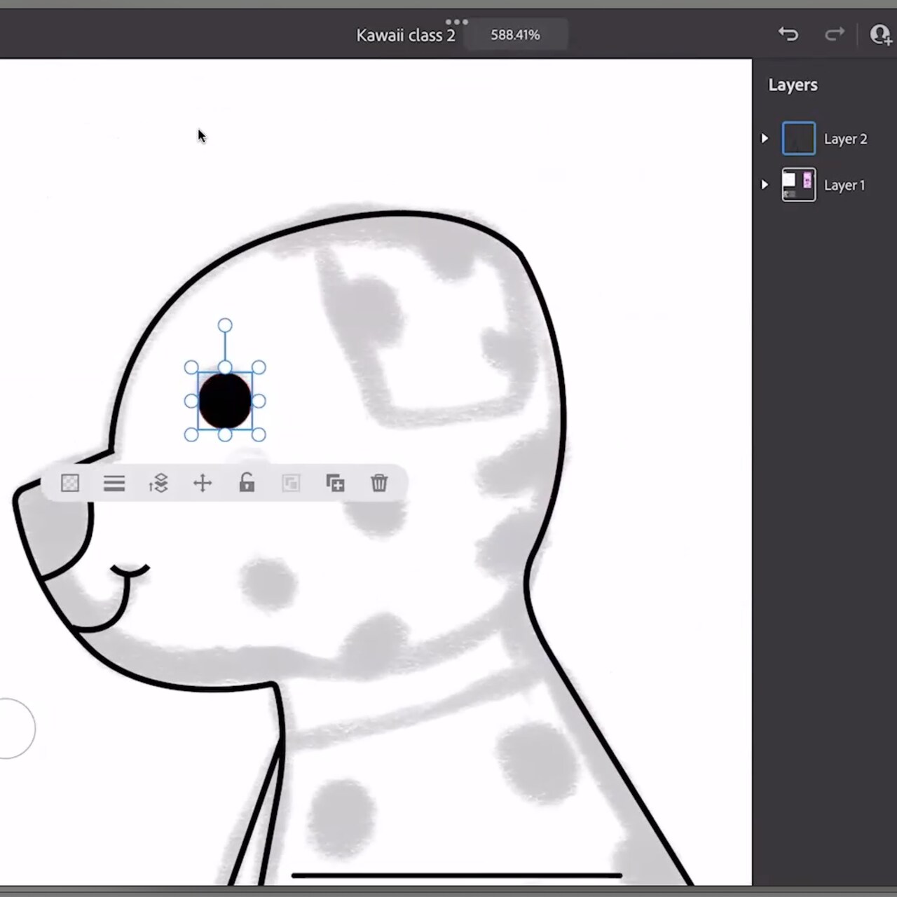 Adobe Illustrator on iPad: Kawaii Characters