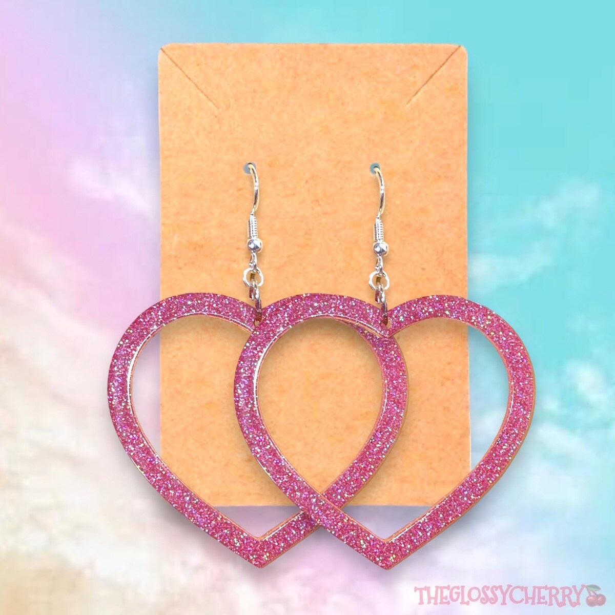 Holographic Heart Earring or Pendant Mold – Glitter and Crafts 4U