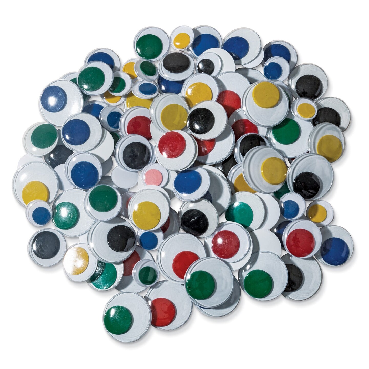 Jumbo Wiggle Eyes, MultiColor, Assorted Sizes, 100 Pieces Michaels