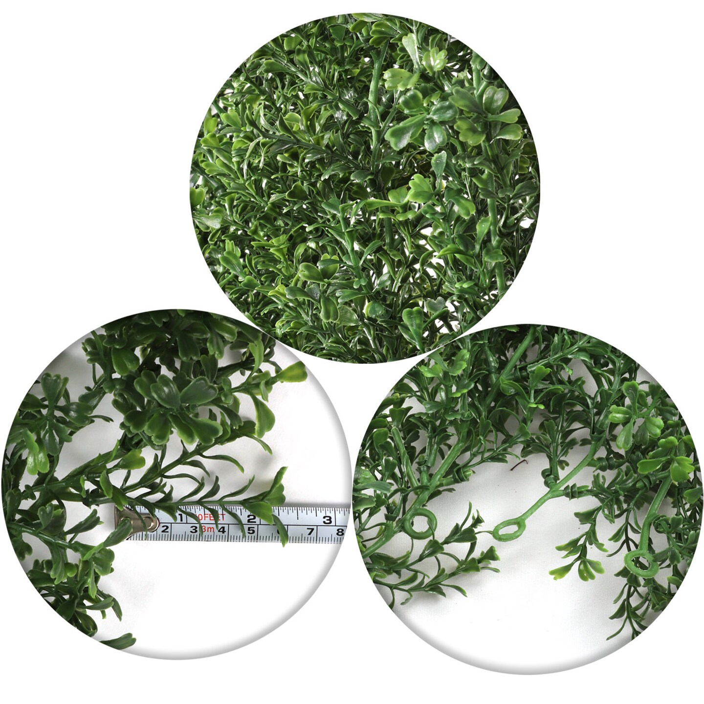 12-Pack: 9ft Boxwood Garland - 384 Realistic Greenery Tips, Decorative Faux Garland, Ideal for Events &#x26; Home Decor - Year-Round Use, Floral Home by Artificial Flowers