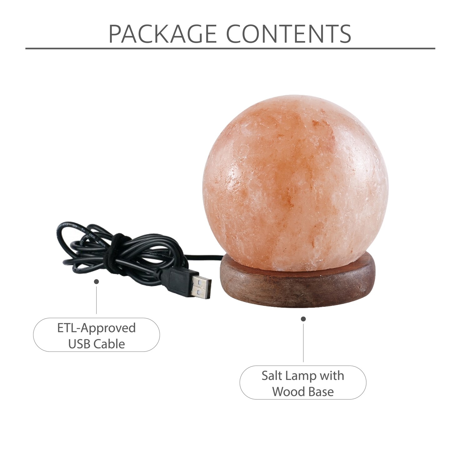 Sahil Round Salt Lamp 8 Color Modes