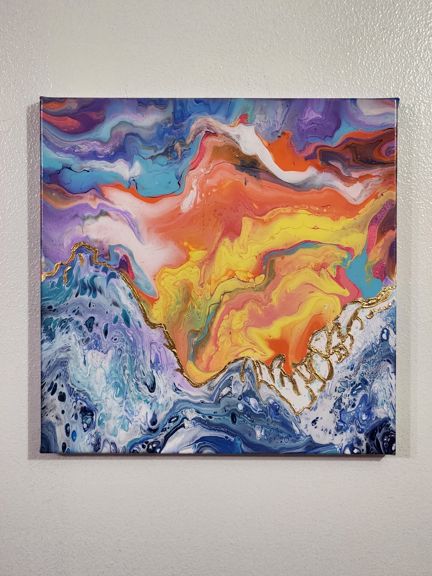 One of a Kind Watercolor Painting Ocean Sunset - Watercolor online Art