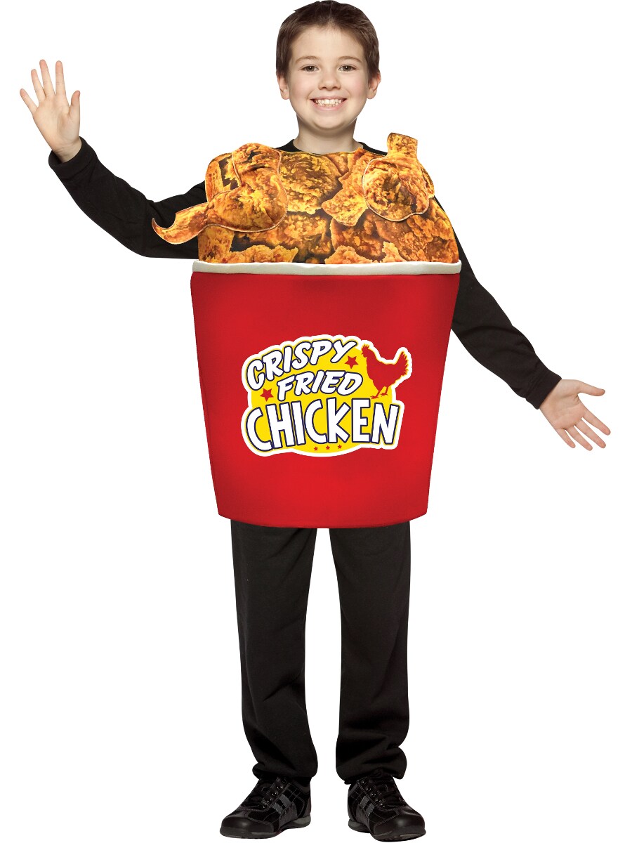 Child&#x27;s Bucket Of Crispy Fried Chicken Costume