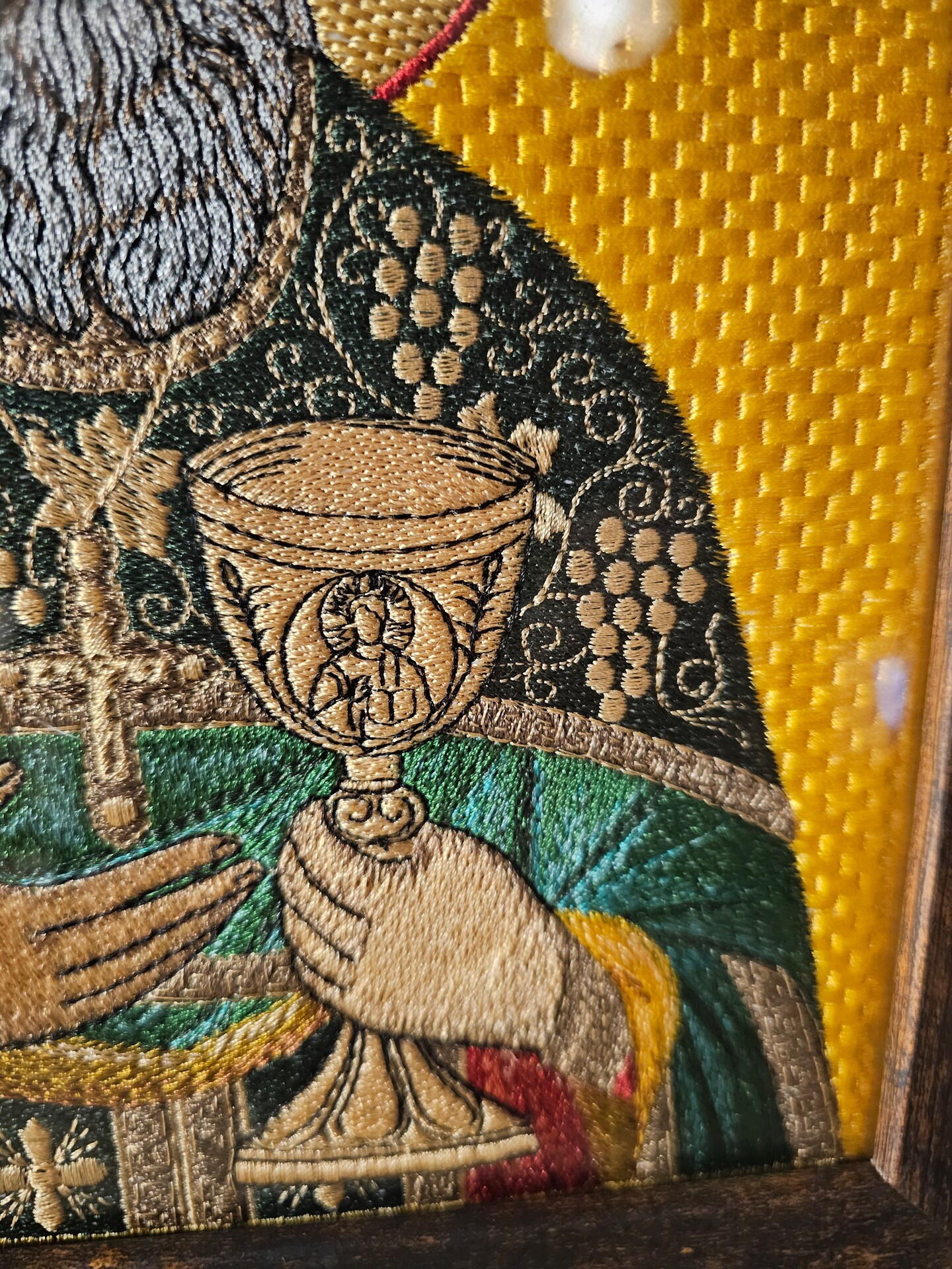 St. John of Kronstadt - 8x10 Embroidered Byzantine Orthodox Christian Icon product 3