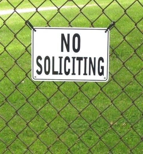 Heavy-Duty Metal Warning Sign