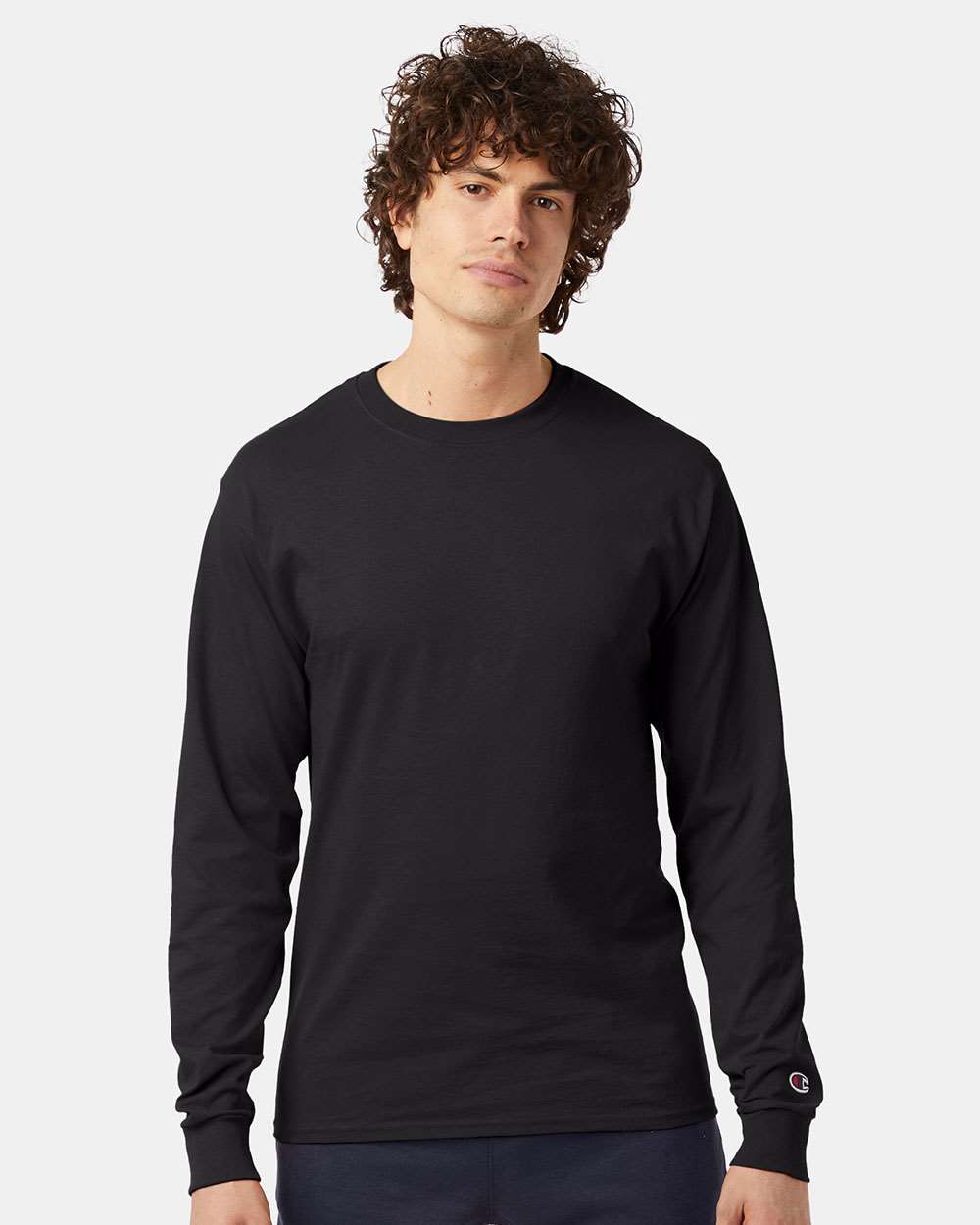 Premium Long Sleeve T-Shirt, Soft Fabric Tee, crafted with premium 5.2  oz./yd² 100% cotton for a comfortable and durable wear