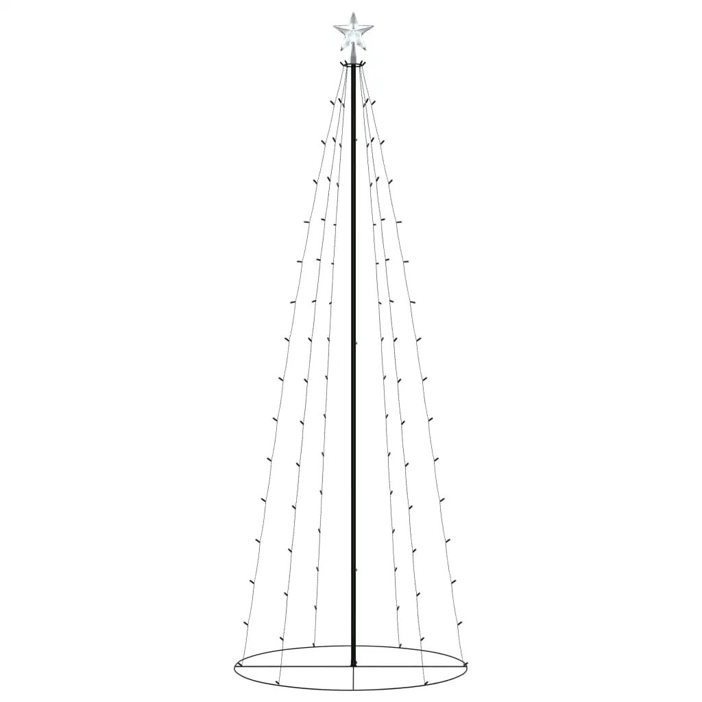 2x6 ft Christmas Cone Tree Decoration with Warm White 100 LEDs | Michaels