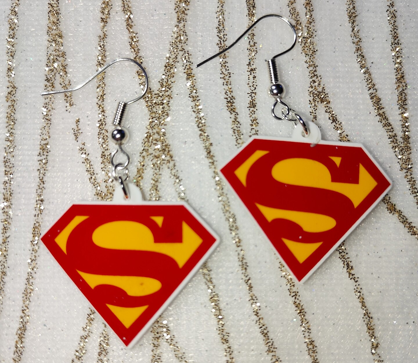 Superman earrings 2025