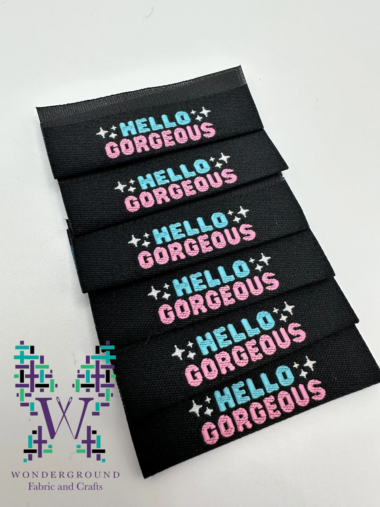 Hello Premium Woven Tags Michaels