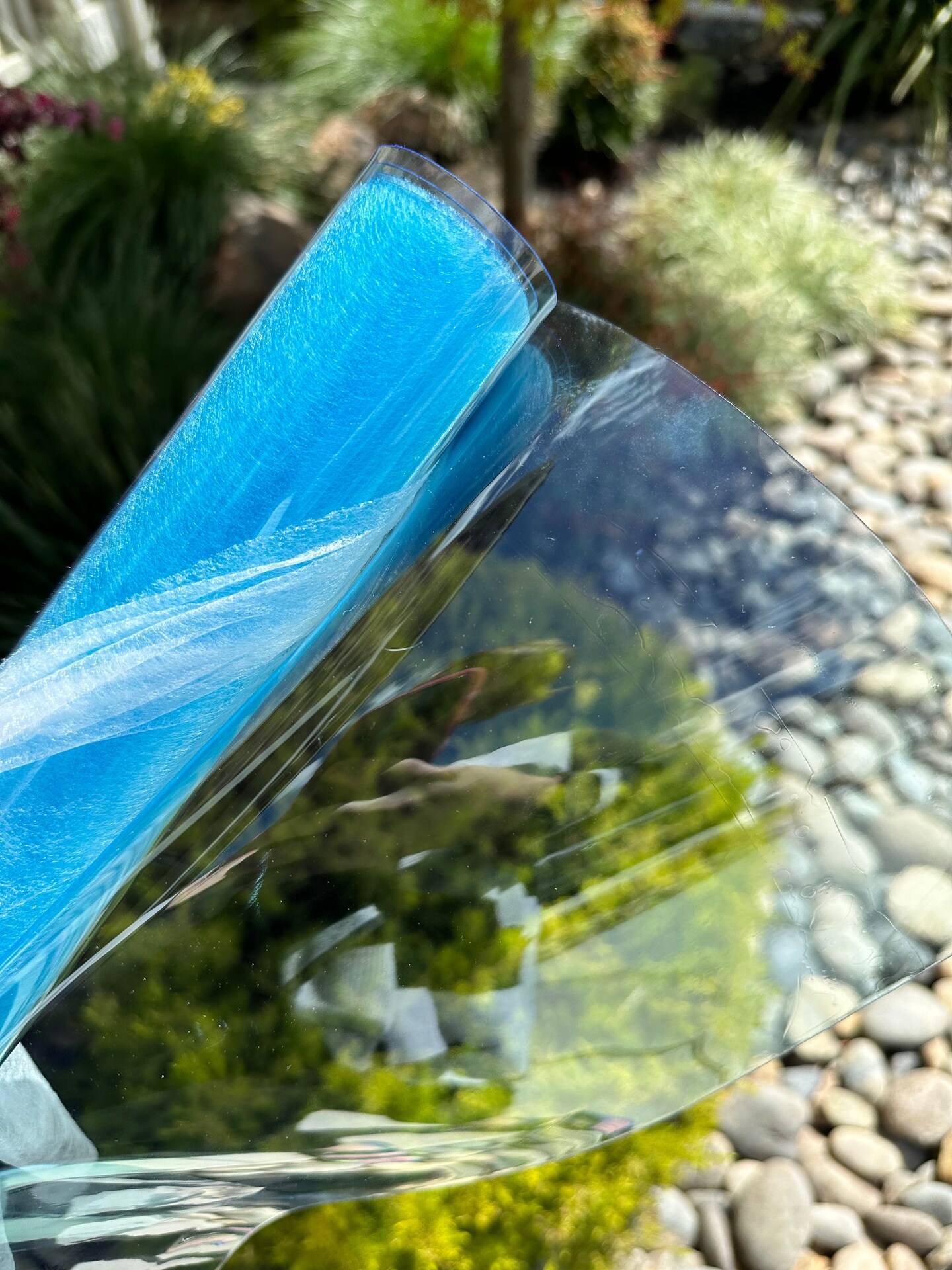 Light Blue Clear Jelly Vinyl (TPU)