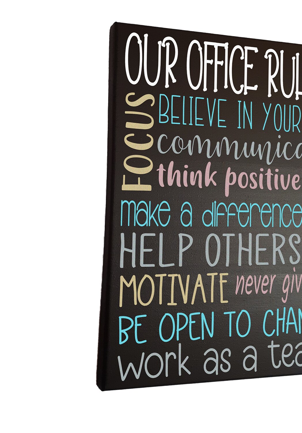 Office Rules Sign, Office Decor For Wall, HR Office, Human Resources Gift, Gift For Office Staff, Team Appreciation, Leadership Quotes product 4