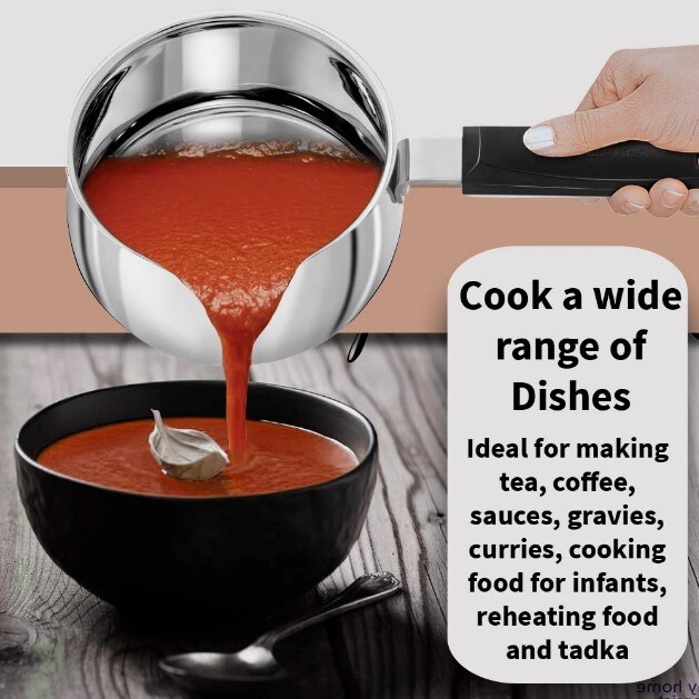 Saucepan Stainless Steel Tpan Small Silver Tea Pan