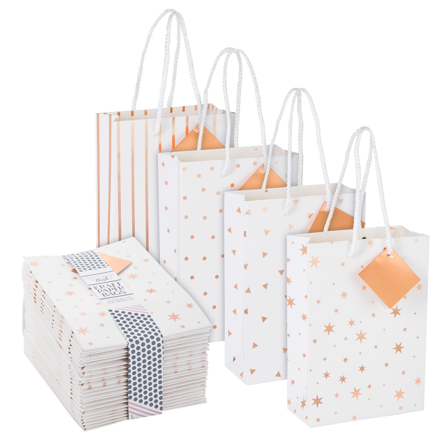 Floral Birthday Gift Bag with Stamping MEDIUM – SM Stationery