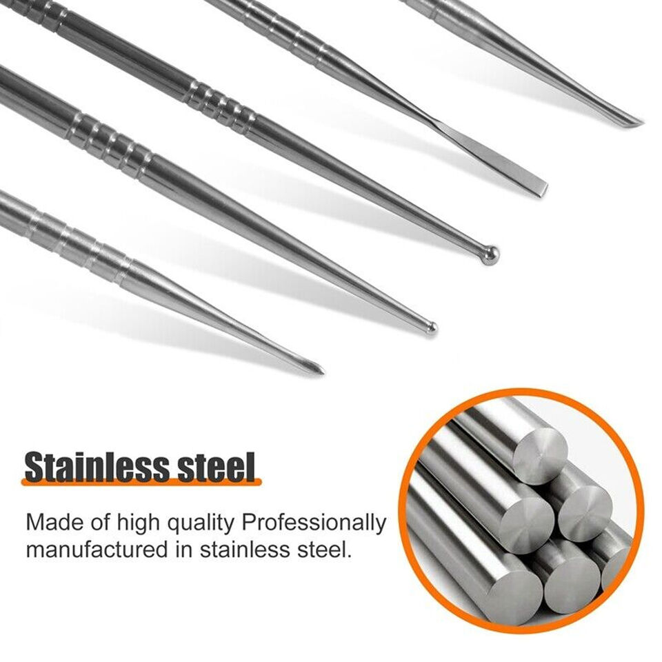 Kitcheniva Stainless Steel Clay Sculpting Set Wax Carving Tool 10 Pcs