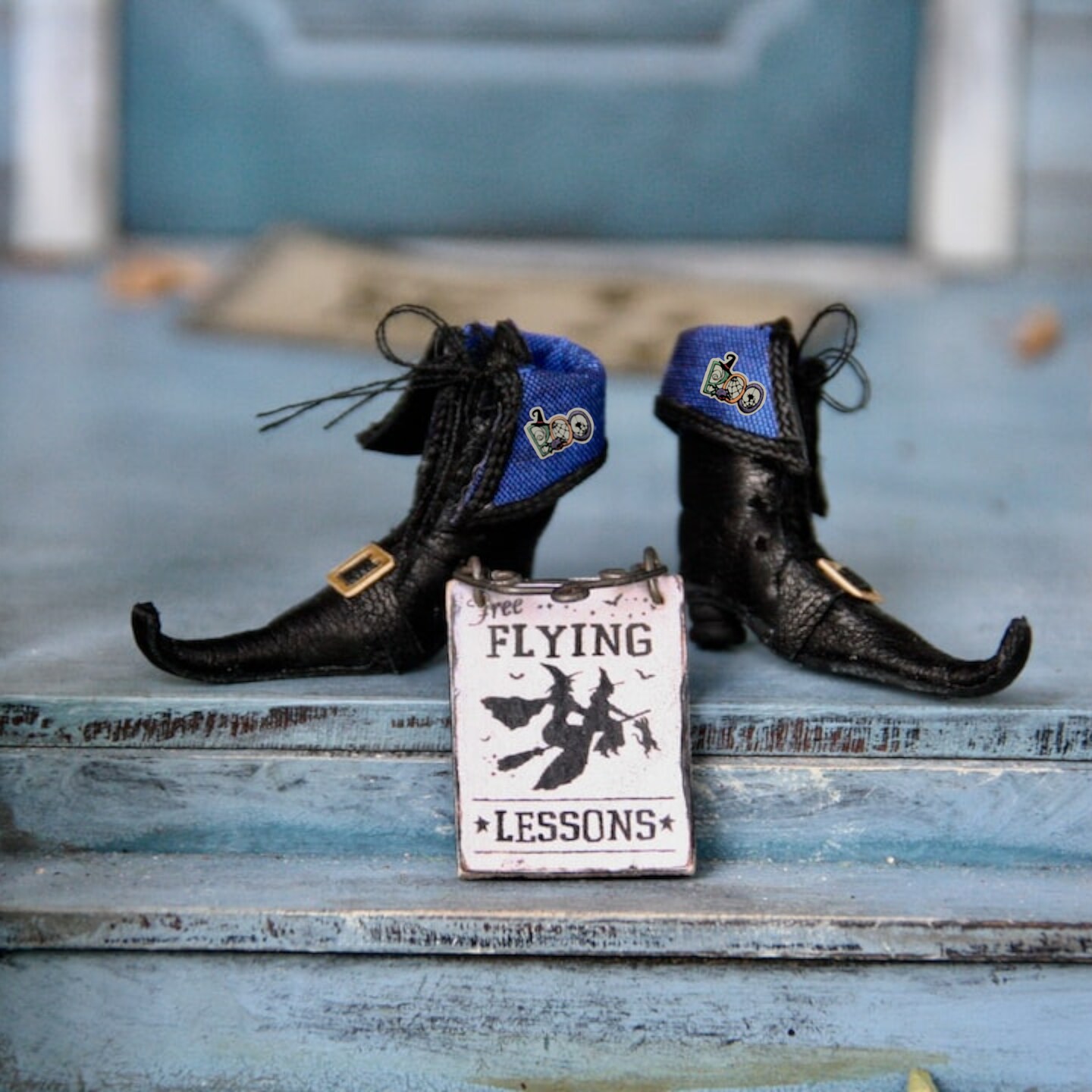 Halloween Boo, Spider, Web, Witch's Hat, Spooky, Embroidered, Iron on Patch