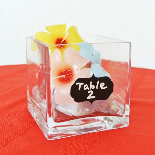 Wrapables Set of 32 Chalkboard Labels in Various Sizes, Fancy Rectangle