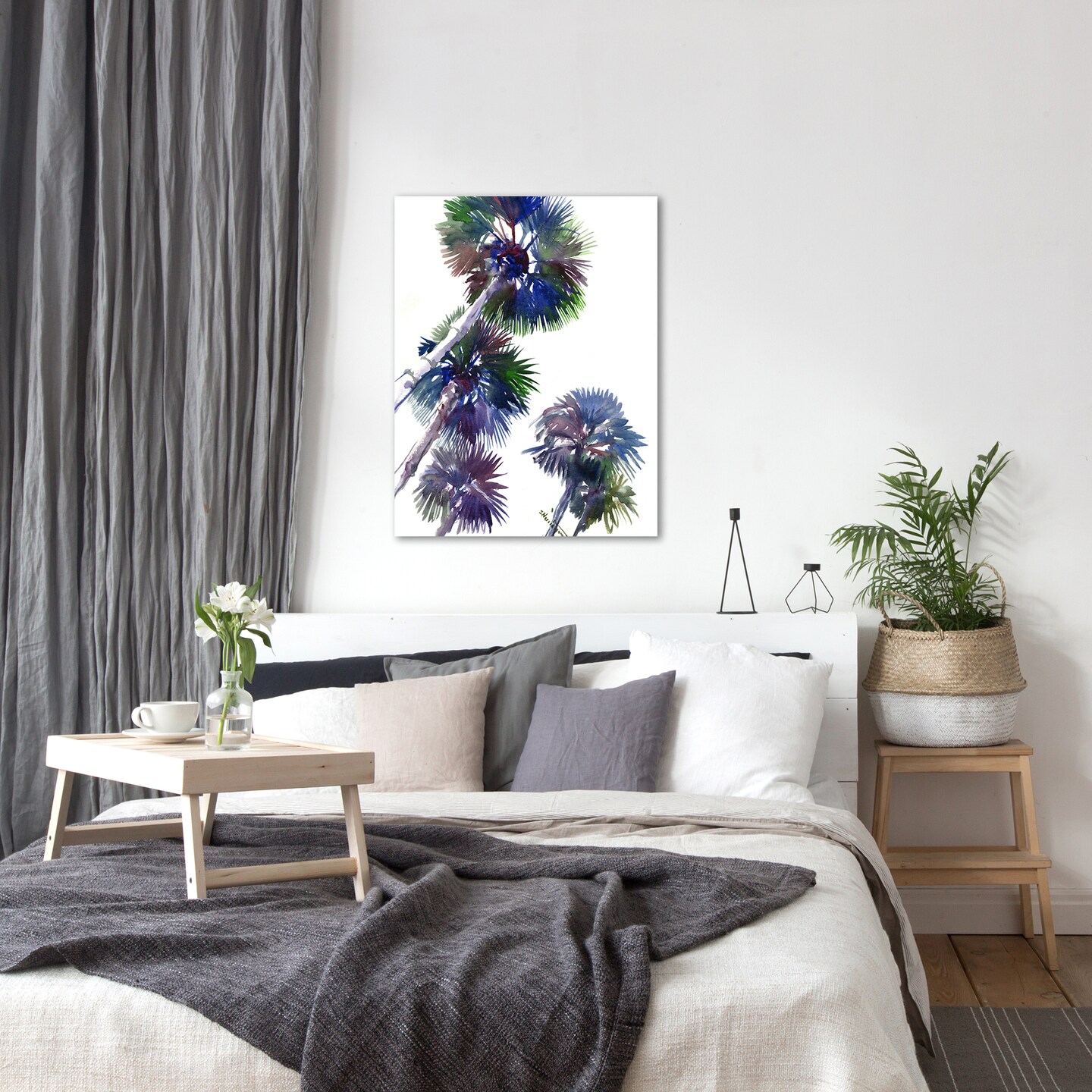 Palm Trees  by Suren Nersisyan  Gallery Wrapped Canvas - Americanflat