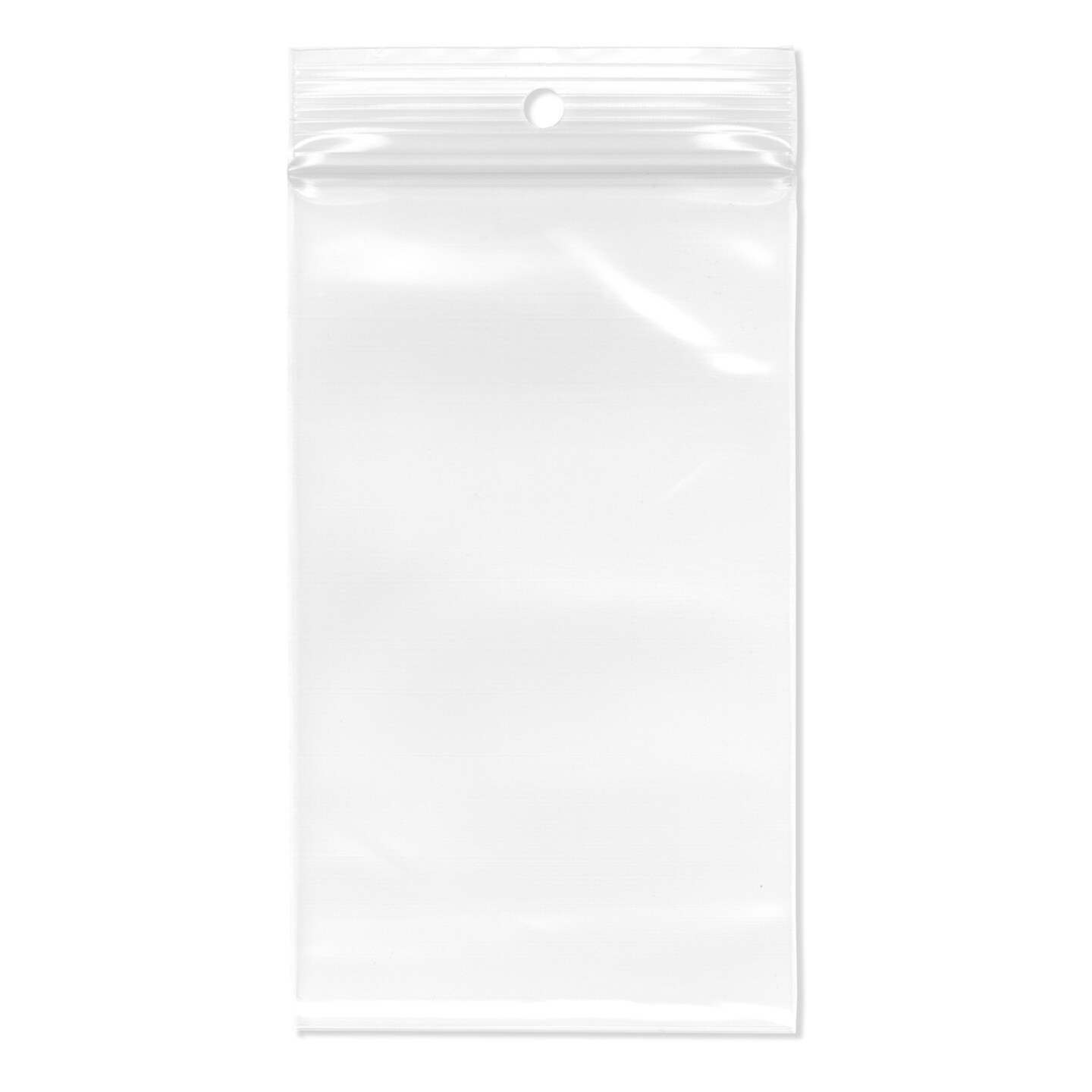 Plymor Heavy Duty Plastic Reclosable Zipper Bags, 4 Mil, 3 x 4 (Pack of  100)