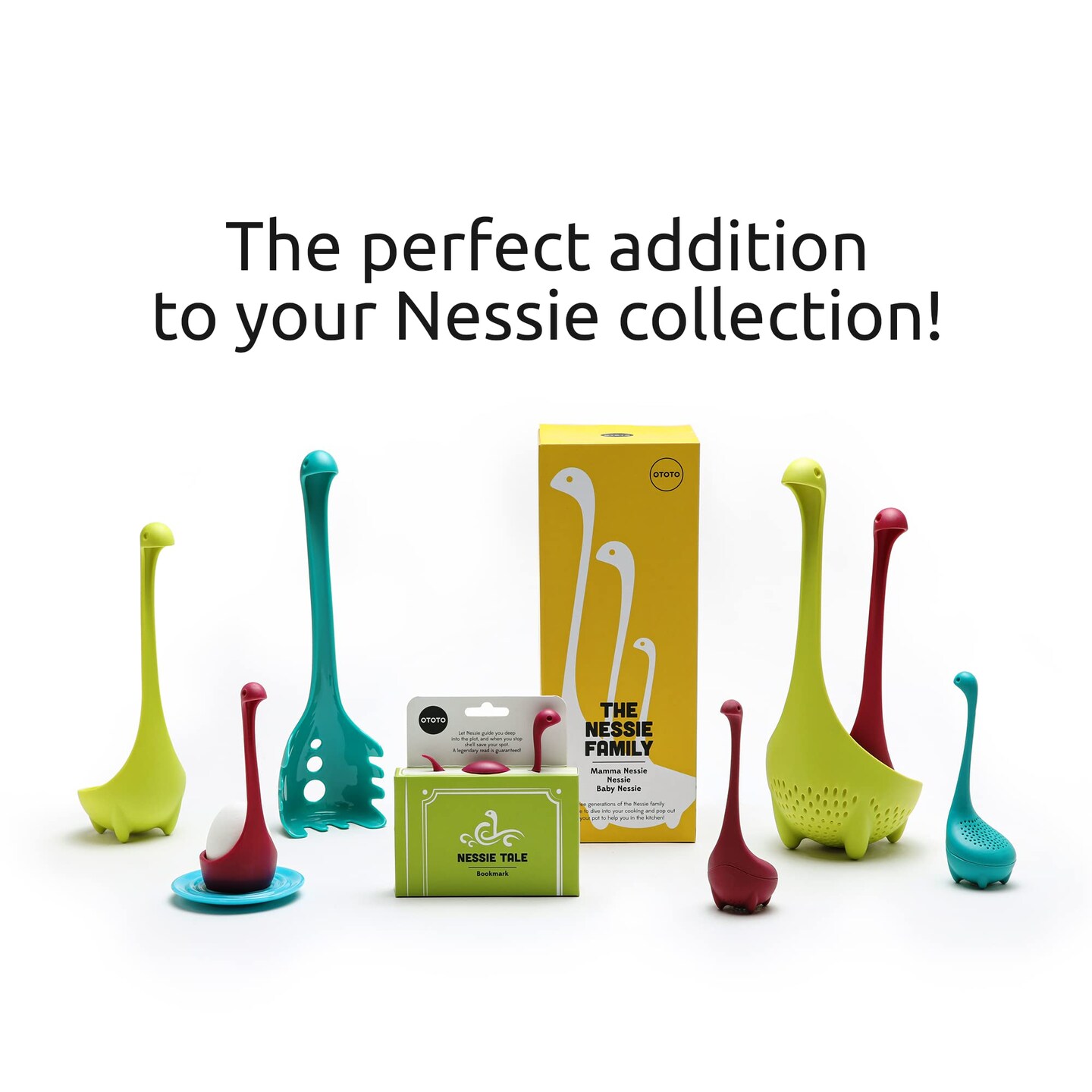Ladle Spoon - Turquoise Cooking Ladle - Cooking Gifts - Use for Serving Soup, Stew, Gravy &#x26; Chili - High Heat Resistant Loch Ness Stand Up Soup Ladle